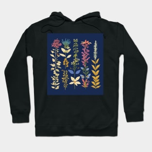 Floral Herb Garden: A Blossoming Medley Hoodie